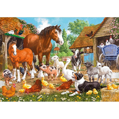 Horse - Full Round Drill Diamond Painting 40*30CM