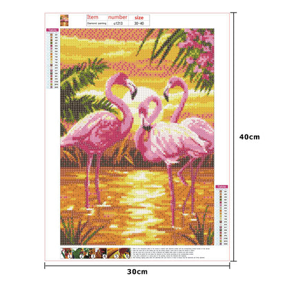 Bird - Full Round Drill Diamond Painting 30*40CM