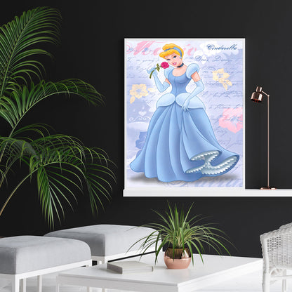 Cinderella Princess - Full Round Drill Diamond Painting 30*40CM