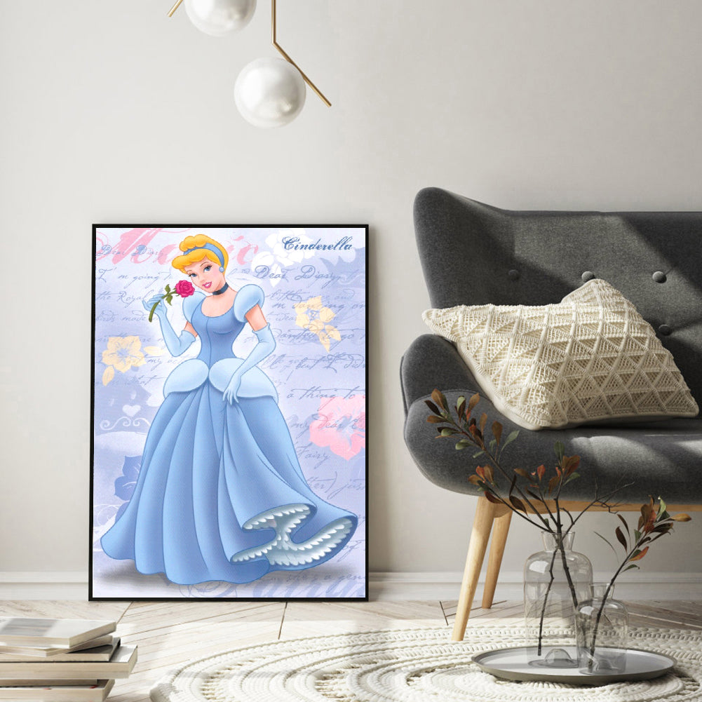 Cinderella Princess - Full Round Drill Diamond Painting 30*40CM