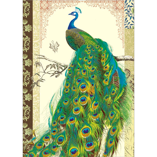 Peafowl - Full Round Drill Diamond Painting 30*40CM