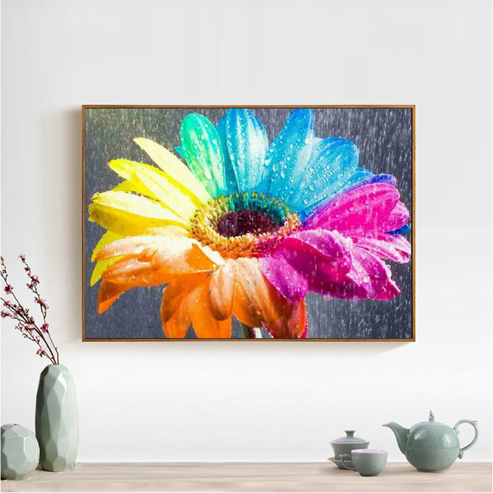 Flower - Full Round Drill Diamond Painting 40*30CM