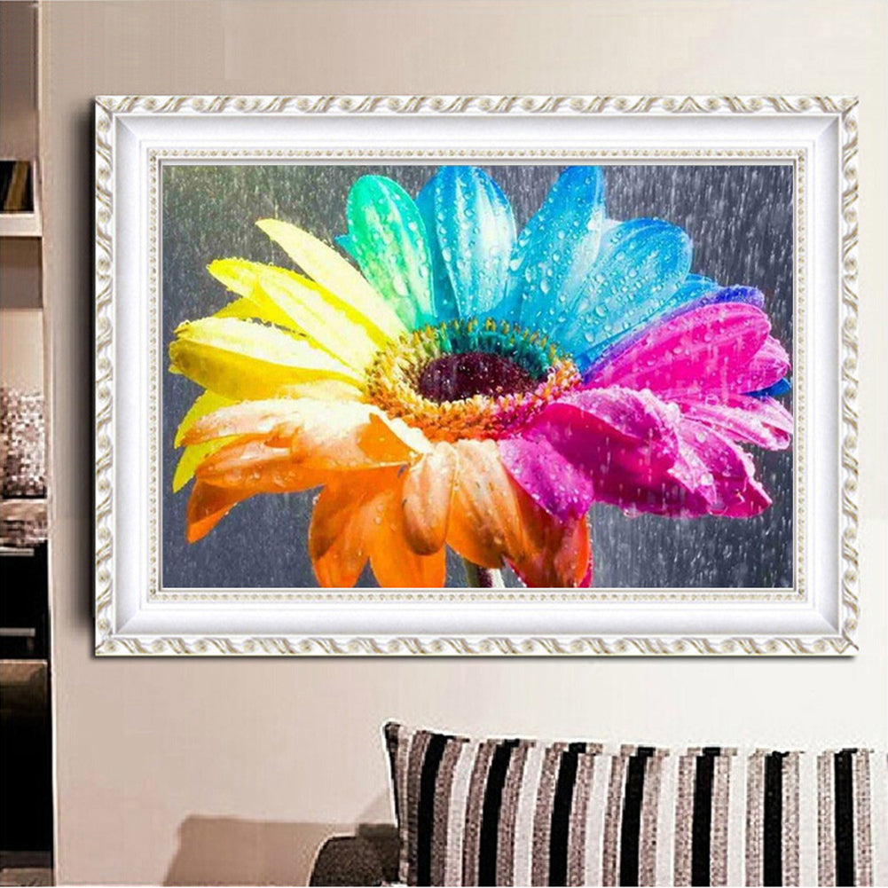 Flower - Full Round Drill Diamond Painting 40*30CM