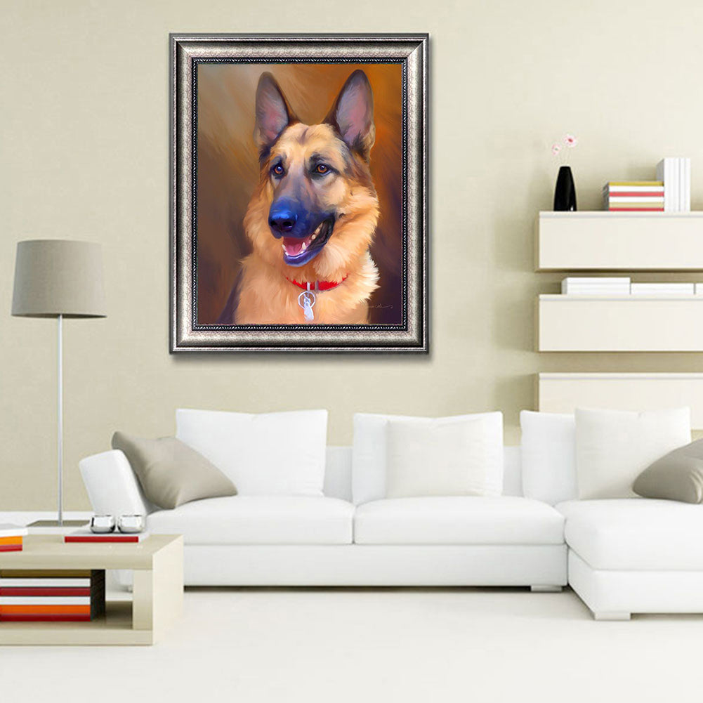 Loyal Dog - Full Round Drill Diamond Painting 30*40CM