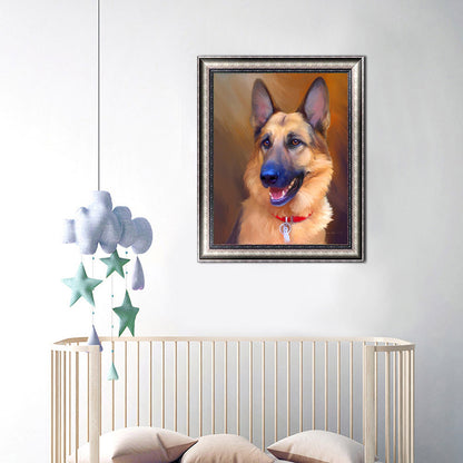 Loyal Dog - Full Round Drill Diamond Painting 30*40CM