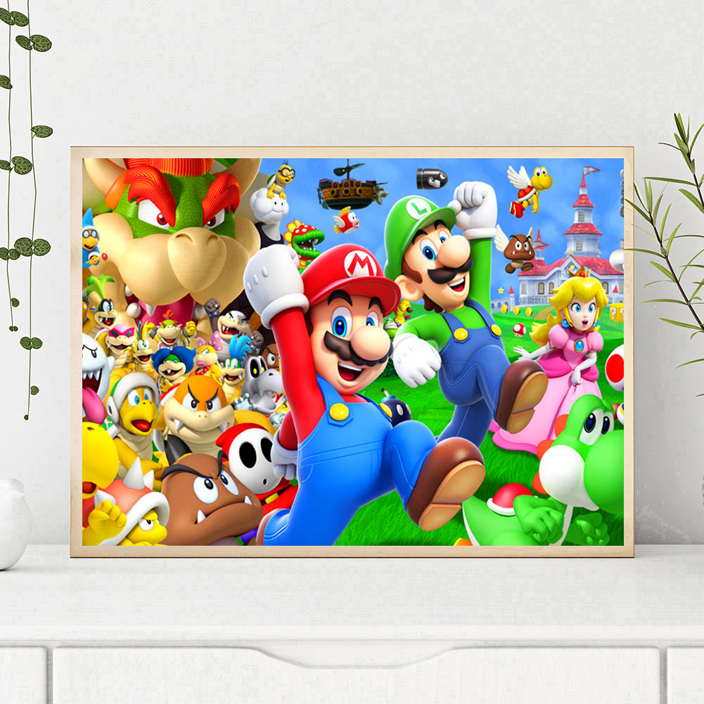 Game - Full Round Drill Diamond Painting 40*30CM