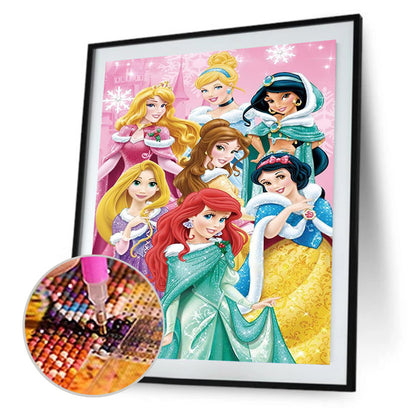 Seven Princess - Full Round Drill Diamond Painting 30*40CM