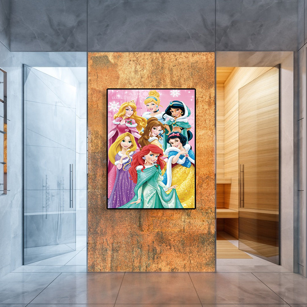 Seven Princess - Full Round Drill Diamond Painting 30*40CM