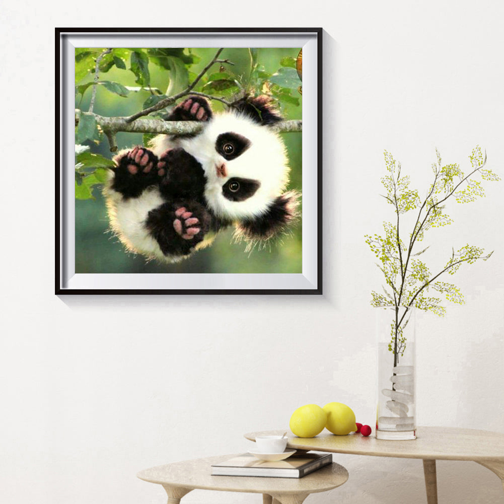 Lovely Panda - Special Shaped Drill Diamond Painting 30*30CM