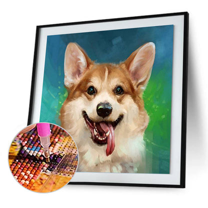 Dog Beaded - Special Shaped Drill Diamond Painting 30*30CM