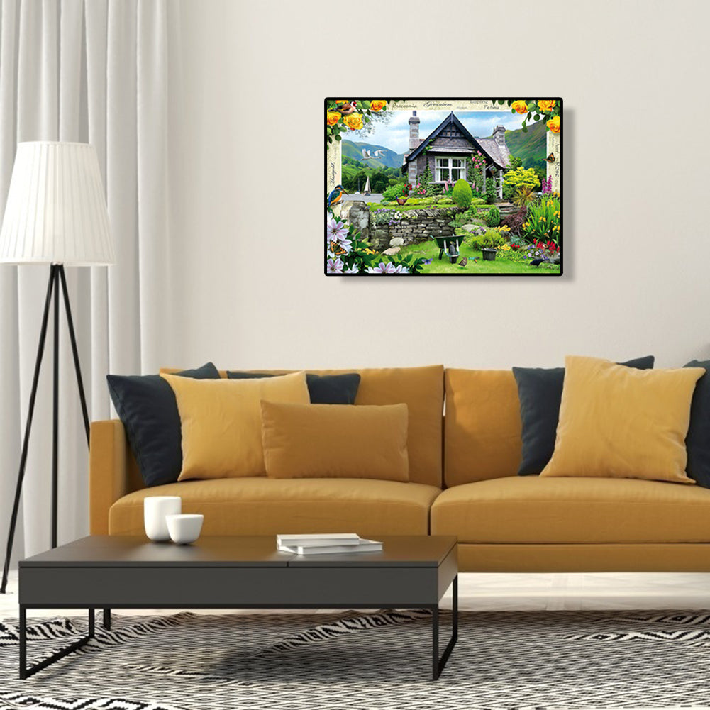 House - Full Round Drill Diamond Painting 40*30CM