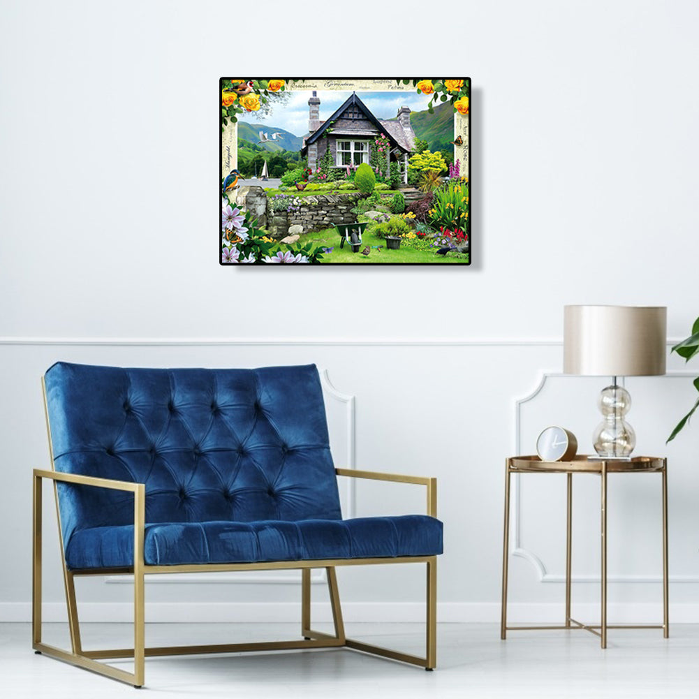 House - Full Round Drill Diamond Painting 40*30CM