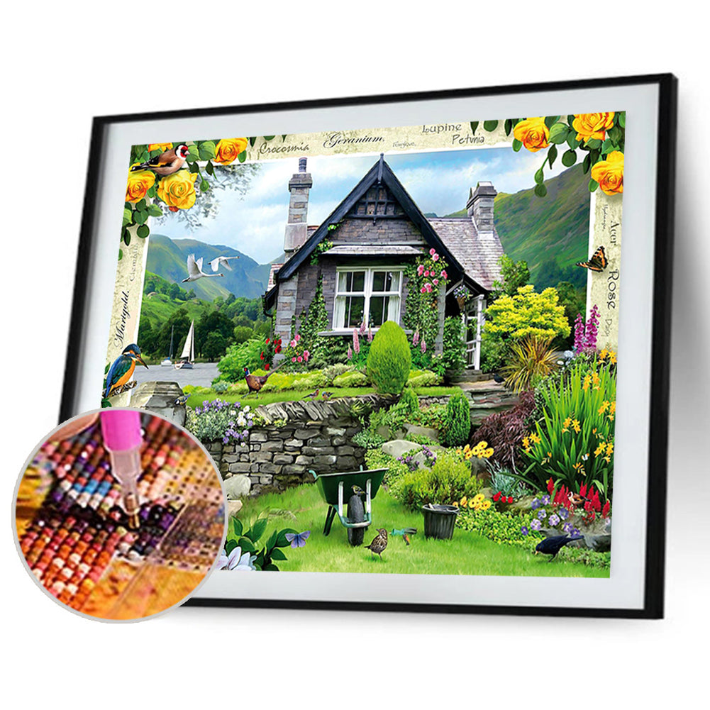 House - Full Round Drill Diamond Painting 40*30CM
