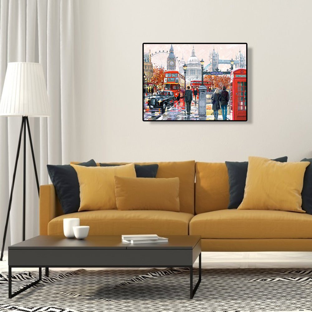 Streetscape - Full Round Drill Diamond Painting 40*30CM