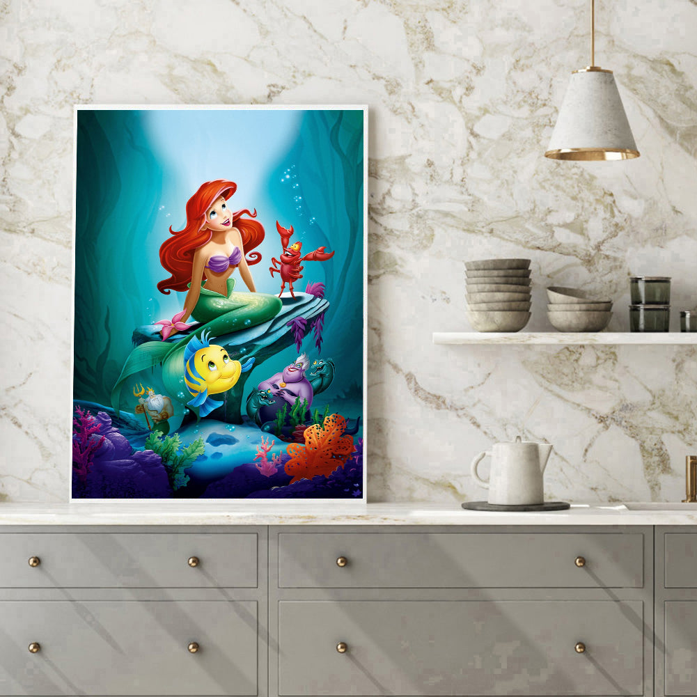 Sea Fish - Full Round Drill Diamond Painting 30*40CM