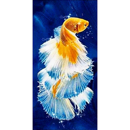 Fish - Full Round Drill Diamond Painting 45*85CM