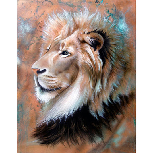 Tiger Animal - Full Round Drill Diamond Painting 30*40CM