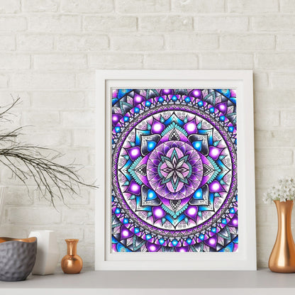 Datura - Full Round Drill Diamond Painting 30*35CM