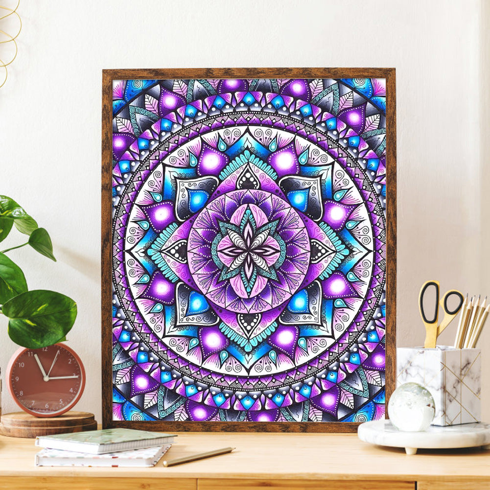 Datura - Full Round Drill Diamond Painting 30*35CM