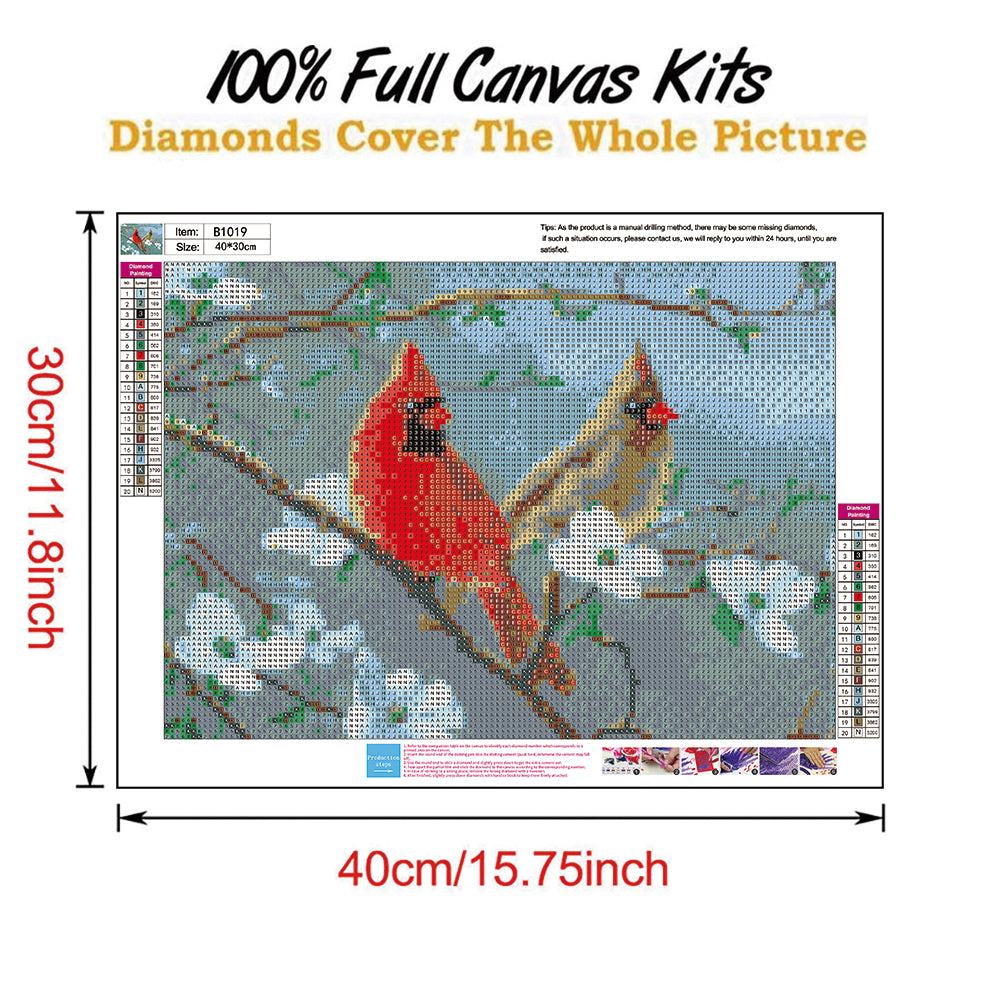 Bird for - Full Round Drill Diamond Painting 40*30CM