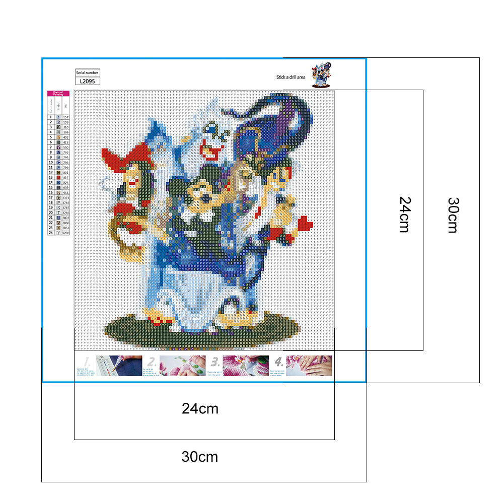 Cartoon Character - Full Round Drill Diamond Painting 30*30CM