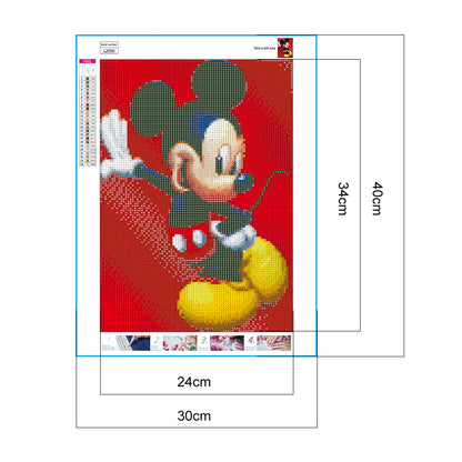 Mouse - Full Round Drill Diamond Painting 30*40CM