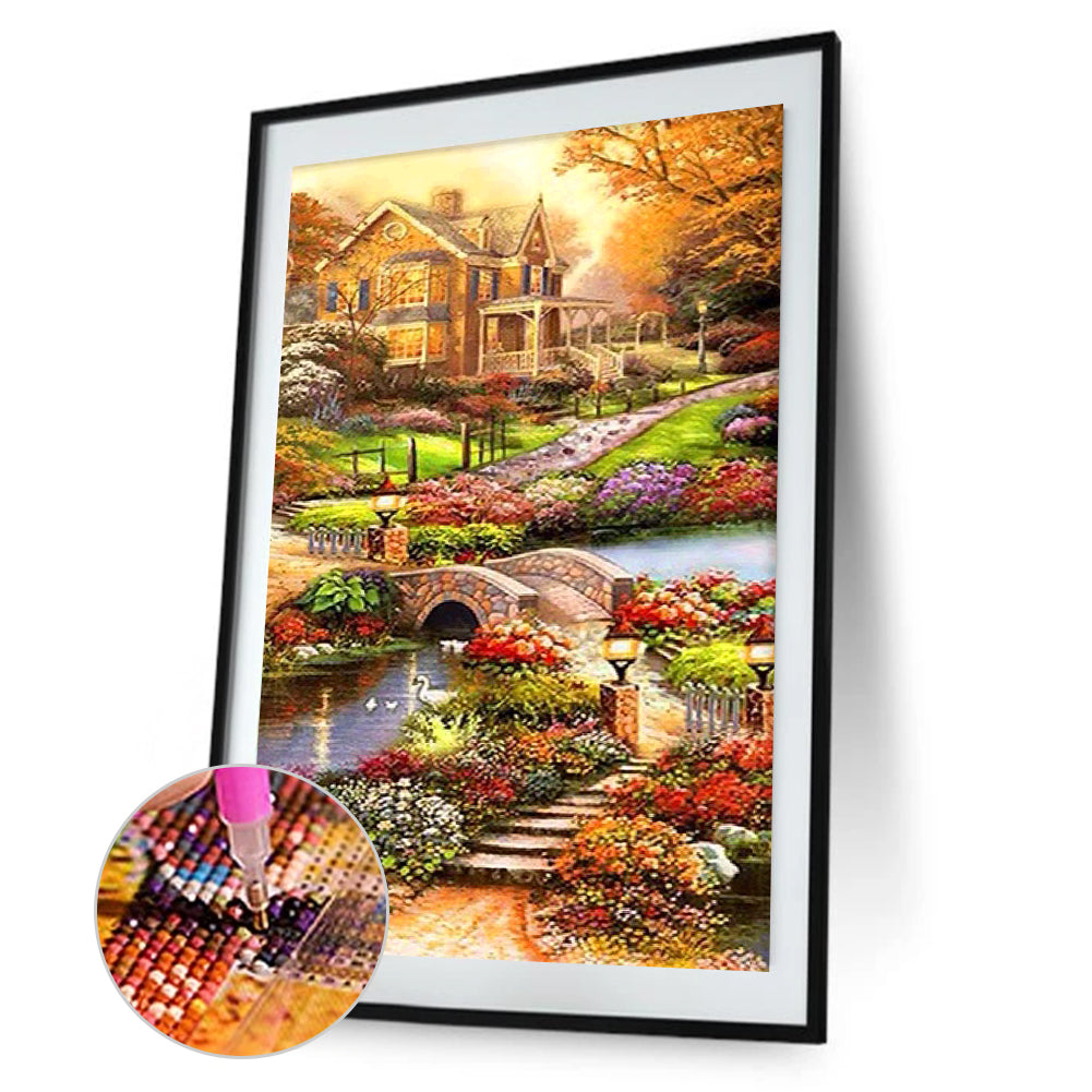 Idyllic - Full Round Drill Diamond Painting 85*45CM