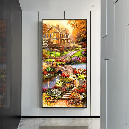 Idyllic - Full Round Drill Diamond Painting 85*45CM