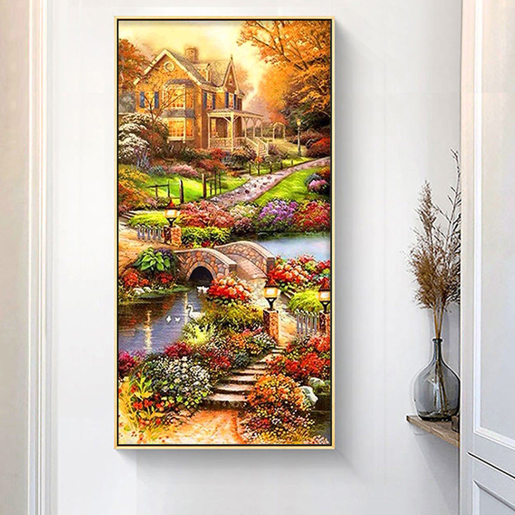 Idyllic - Full Round Drill Diamond Painting 85*45CM