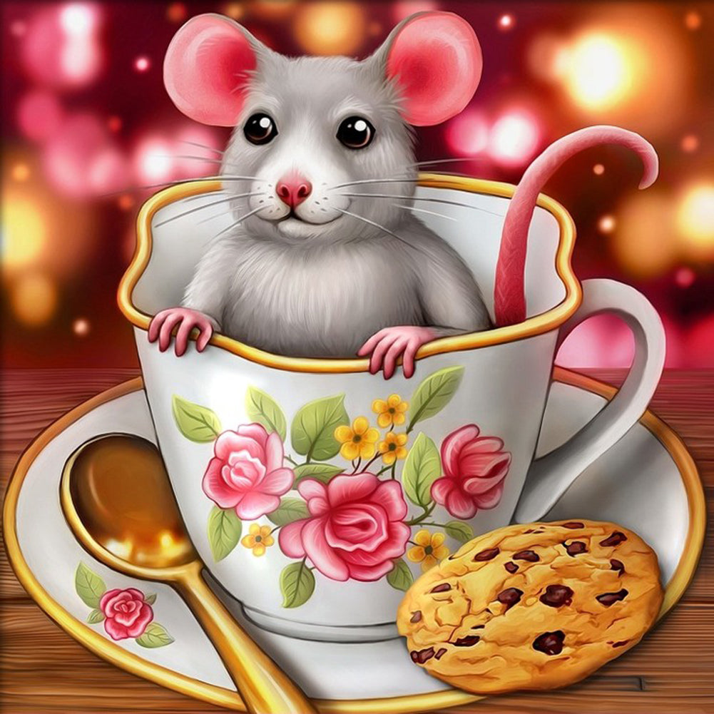 Mouse - Full Round Drill Diamond Painting 30*30CM