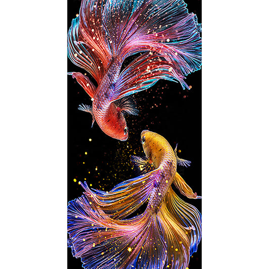 Fish - Full Round Drill Diamond Painting 45*85CM