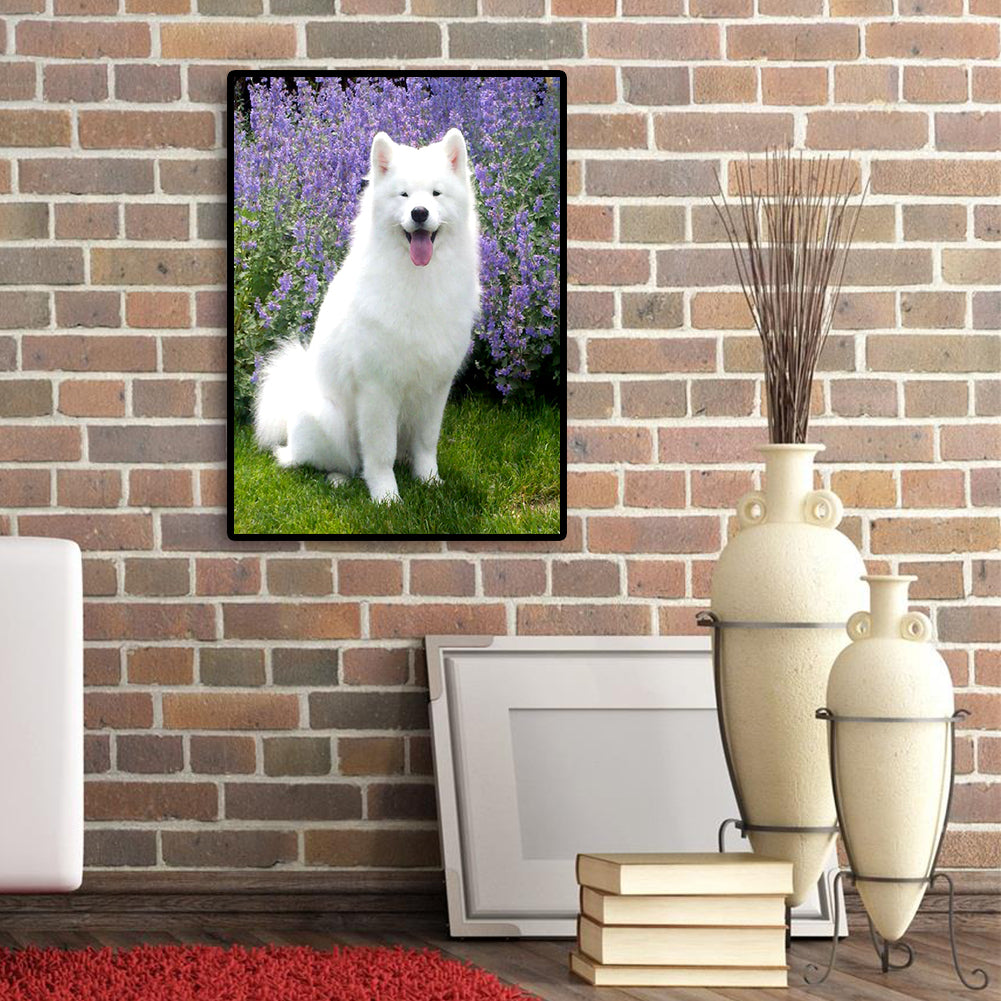 Dog - Full Round Drill Diamond Painting 30*40CM