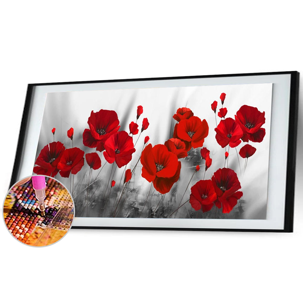 Flower - Full Round Drill Diamond Painting 100*50CM