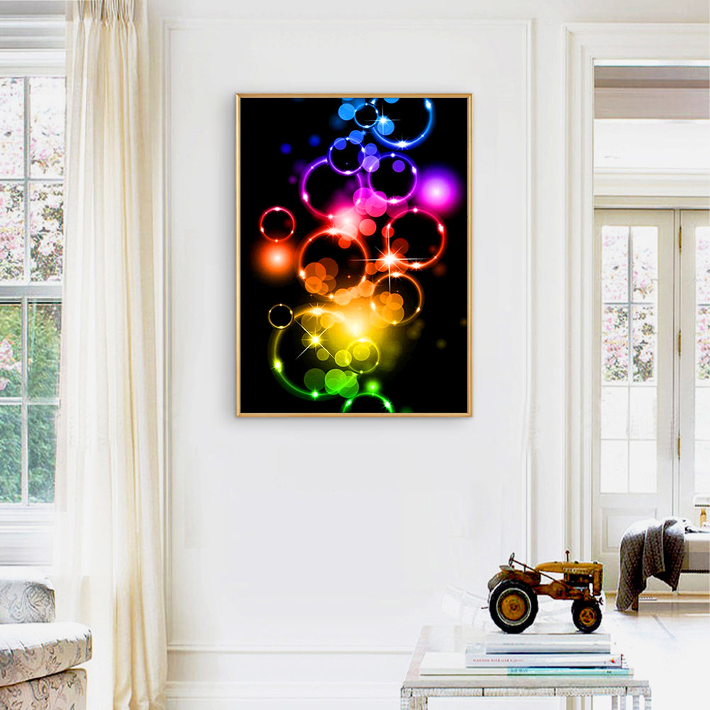 Bubble Circle - Full Round Drill Diamond Painting 30*40CM