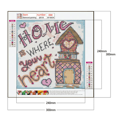 Home - Full Round Drill Diamond Painting 30*30CM