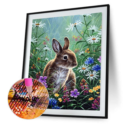 Rabbit Crystal - Full Round Drill Diamond Painting 30*40CM