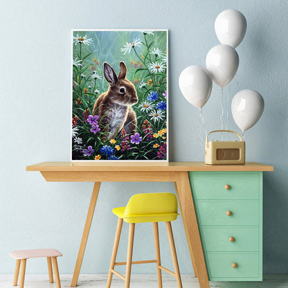 Rabbit Crystal - Full Round Drill Diamond Painting 30*40CM