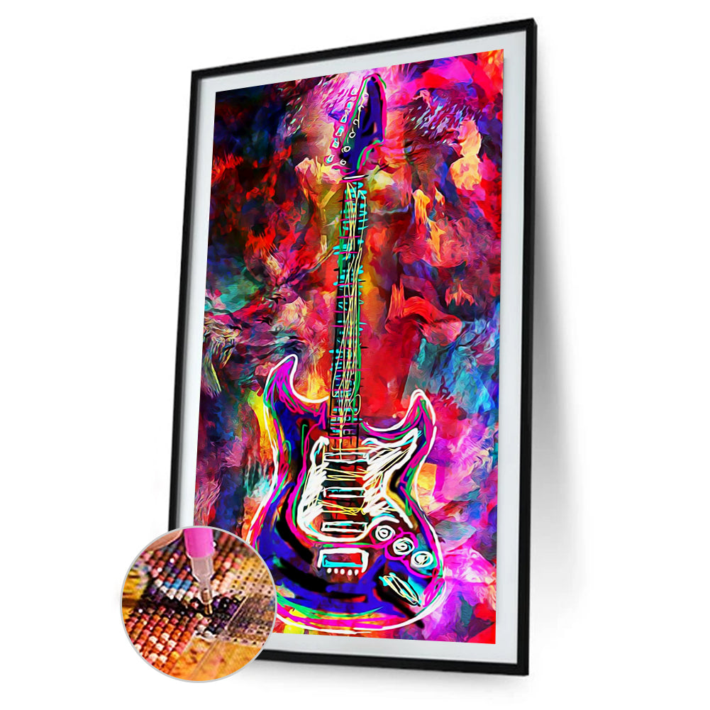 Guitar - Full Round Drill Diamond Painting 45*85CM