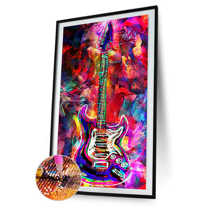 Guitar - Full Round Drill Diamond Painting 45*85CM