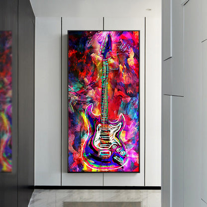 Guitar - Full Round Drill Diamond Painting 45*85CM