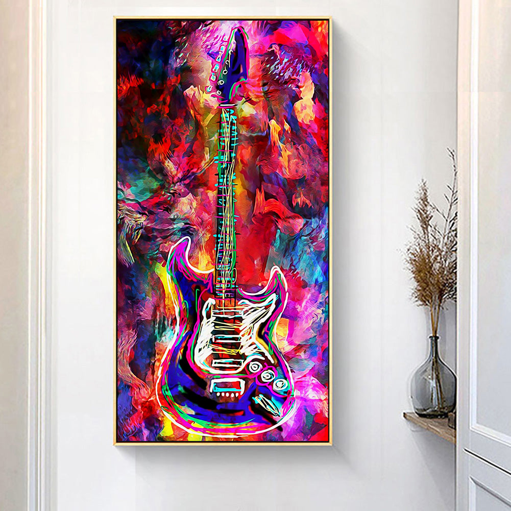 Guitar - Full Round Drill Diamond Painting 45*85CM