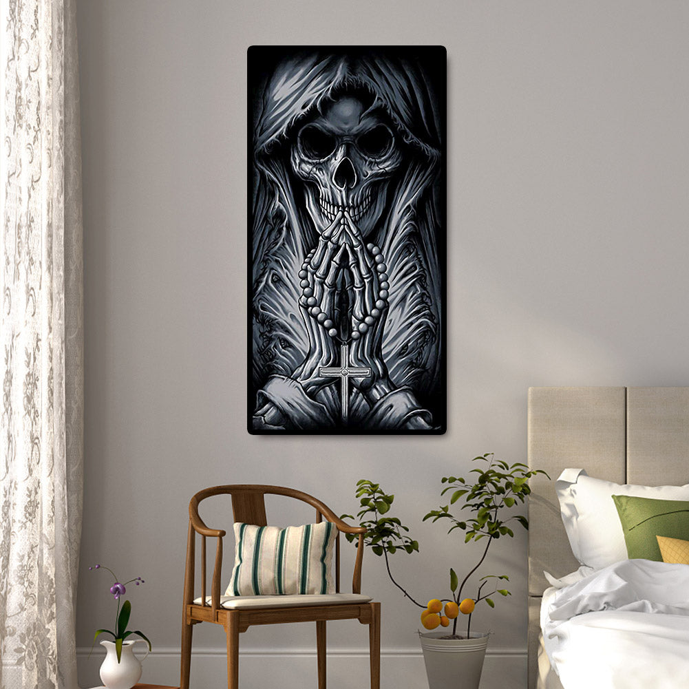 Skeleton Pray - Full Round Drill Diamond Painting 45*85CM