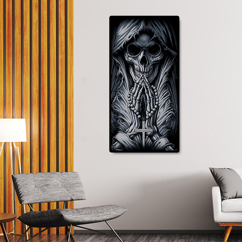 Skeleton Pray - Full Round Drill Diamond Painting 45*85CM