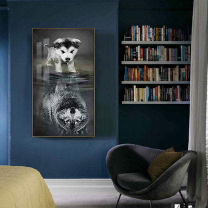 Dog - Full Round Drill Diamond Painting 45*85CM