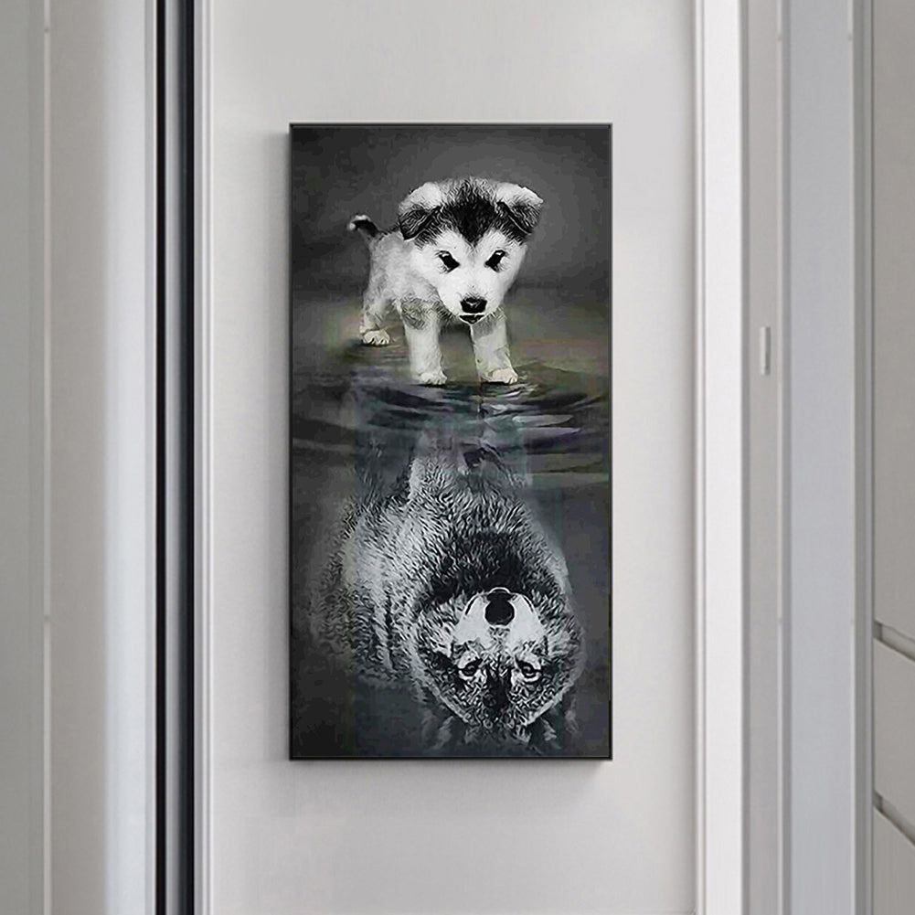 Dog - Full Round Drill Diamond Painting 45*85CM