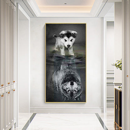 Dog - Full Round Drill Diamond Painting 45*85CM