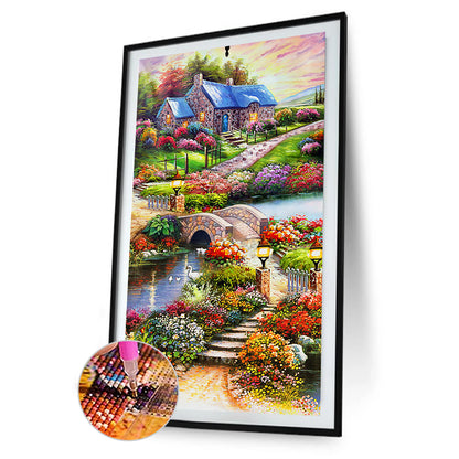 Countryside Stitich - Special Shaped Drill Diamond Painting 45*85CM