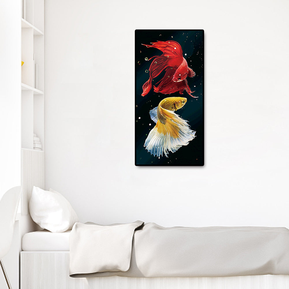 Fish - Full Round Drill Diamond Painting 45*85CM