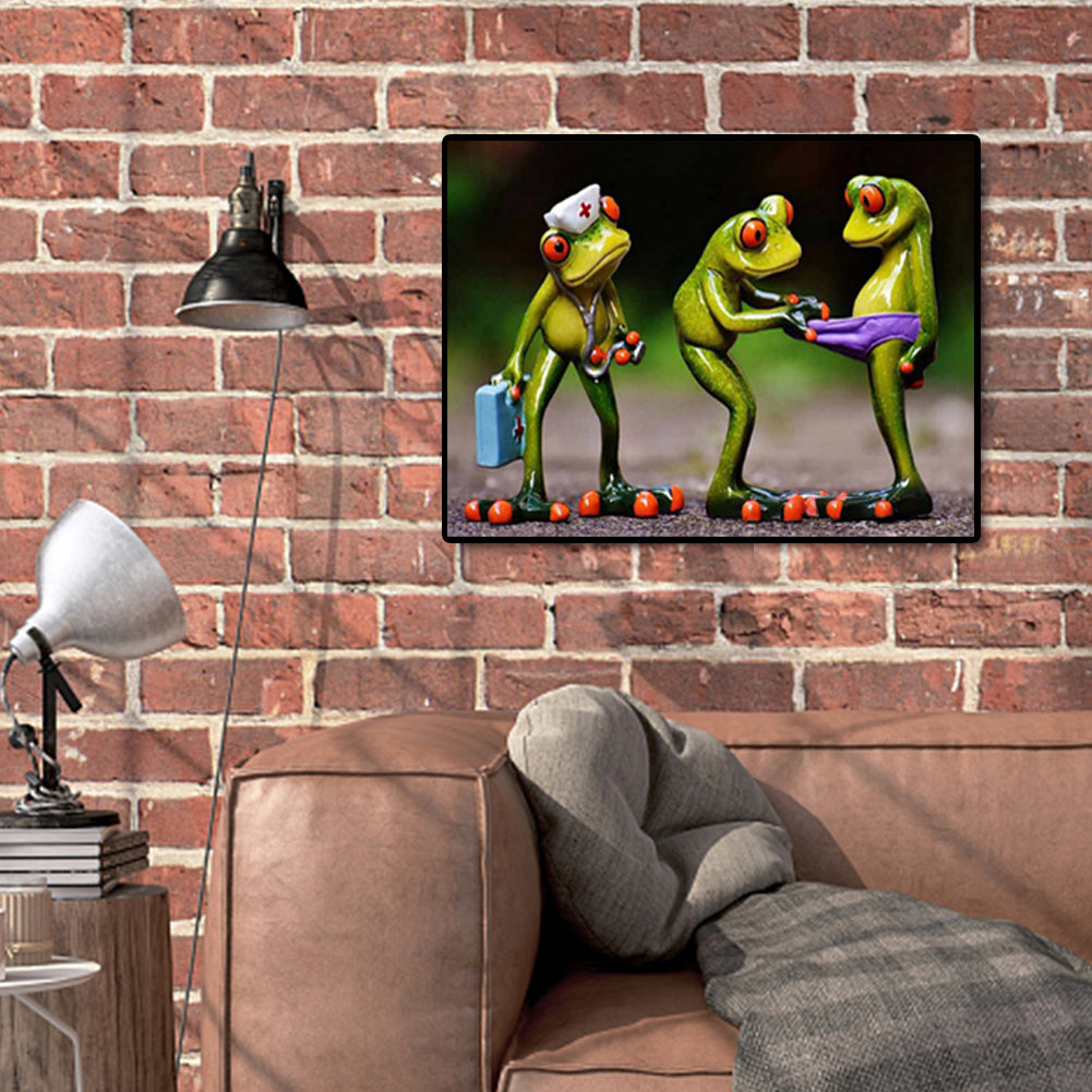 Frog - Full Round Drill Diamond Painting 30*40CM