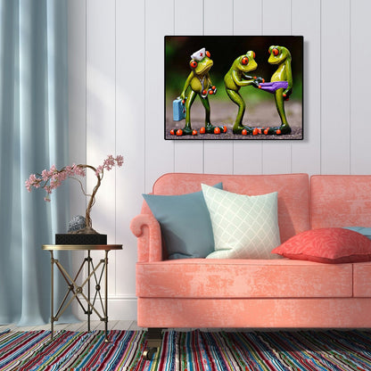 Frog - Full Round Drill Diamond Painting 30*40CM